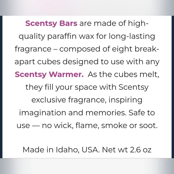 Scentsy Warner Brothers WB Looney Tunes 8 Breakapart Orange Wax Cube Melts - Picture 3 of 3